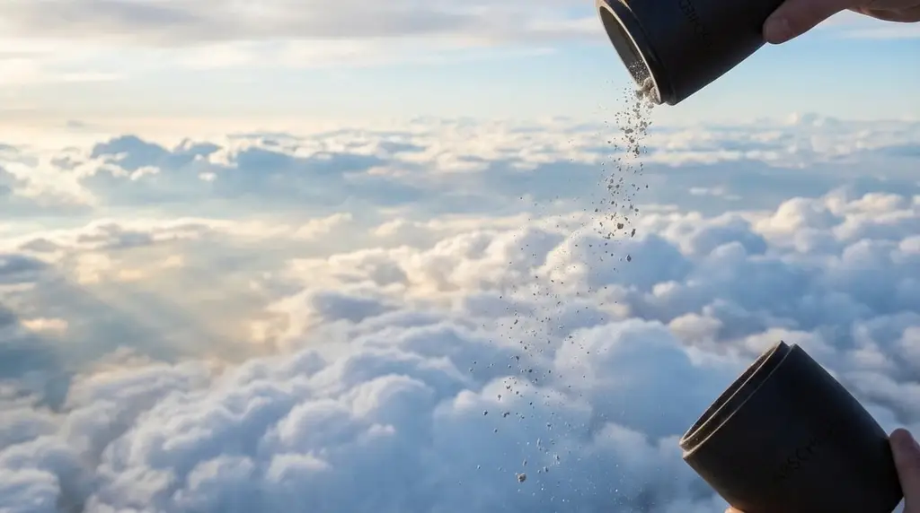 Flugbestattung - Ascheverstreuung aus dem Flugzeug